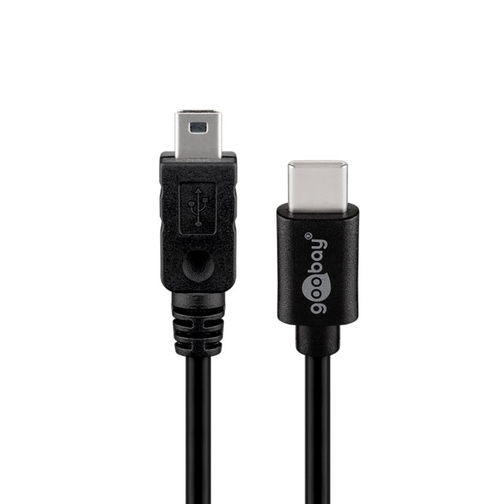 USB cable Type-C™ male to Mini B male 50cm