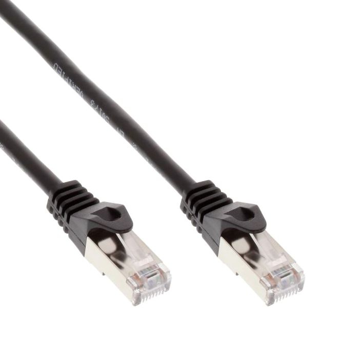 Ethernet patch cable CAT5e 25cm BLACK Ethernet patch cable CAT5e 25cm BLACK