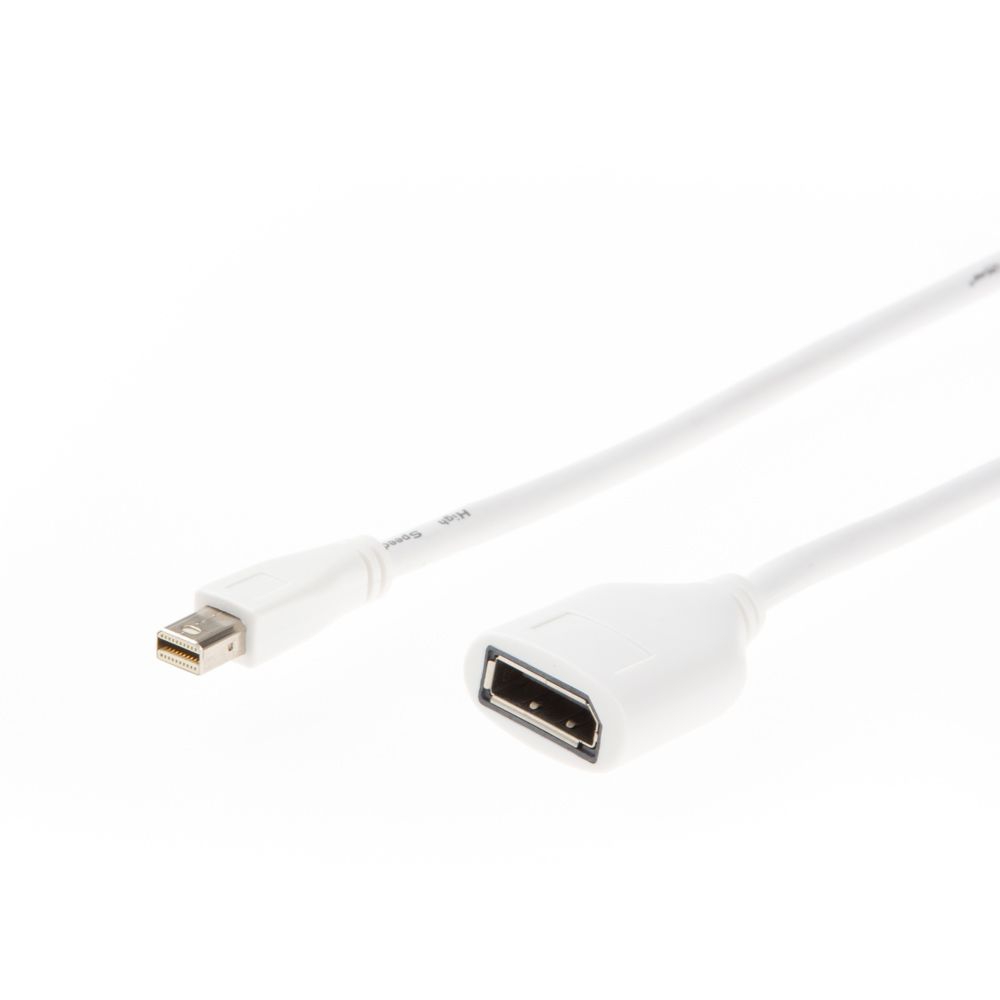 Adapter cable Mini DisplayPort male to DisplayPort female 2m Adapter cable Mini DisplayPort male to DisplayPort female 2m