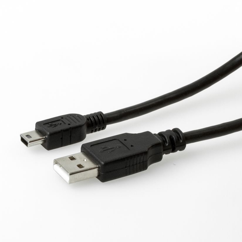 USB cable A to Mini B 5m