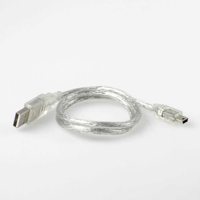 Short MINI USB cable: plug USB A to Mini B (5 pins) PREMIUM Quality 50cm