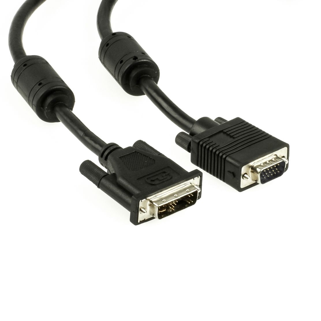 PC monitor cable, DVI male to VGA male, 3m