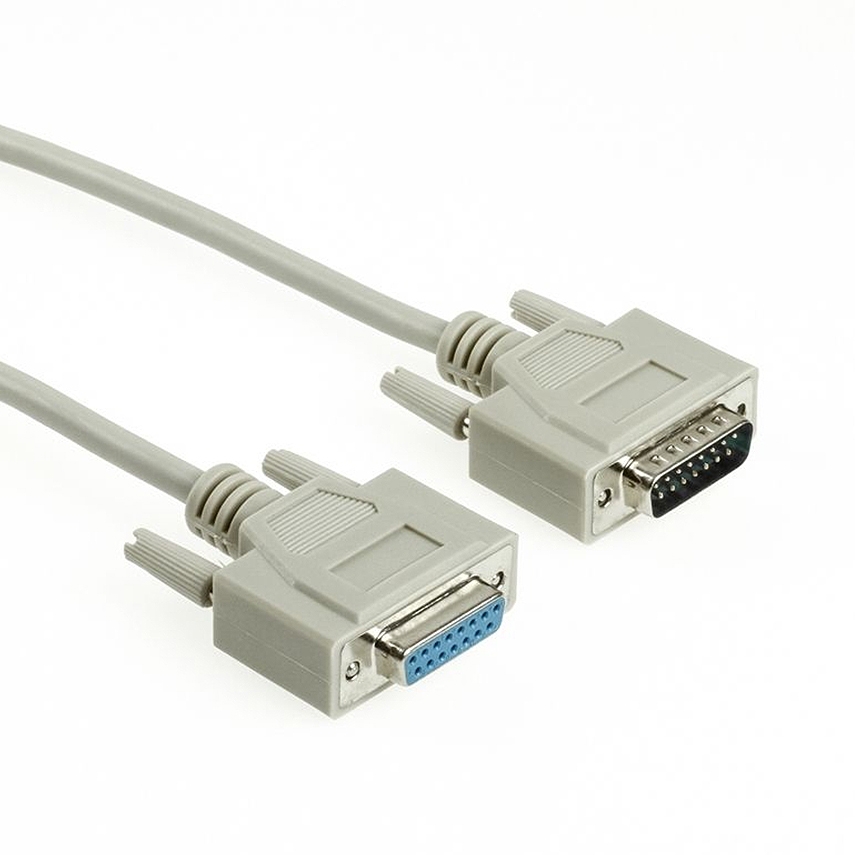 Cable DB15 male to female 2m