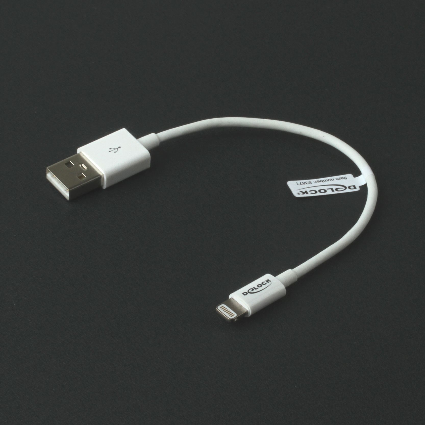 Charge & Sync cable for iPhone 6, iPhone 5, iPad mini... (for Apple Lightning port) 15cm