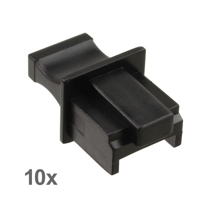 Dust protection caps for RJ45 female BLACK, bag with 10pcs Dust protection caps for RJ45 female BLACK, bag with 10pcs