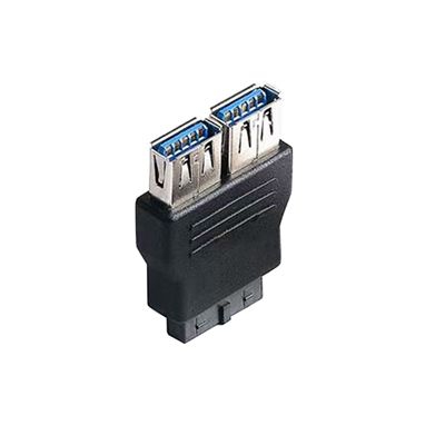 Internal USB 3.0 adapter 20 pins to 2x A female