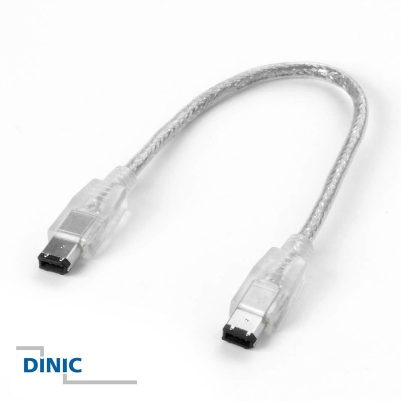 Short Firewire 400 cable 6 to 6 pin PREMIUM quality 30cm