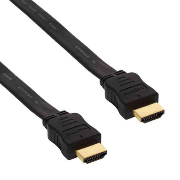 HDMI flat cable 2x HDMI plug male 50cm