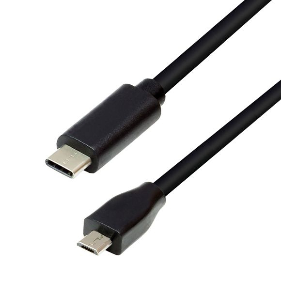 USB cable Type-C™ male to Micro B male 5m