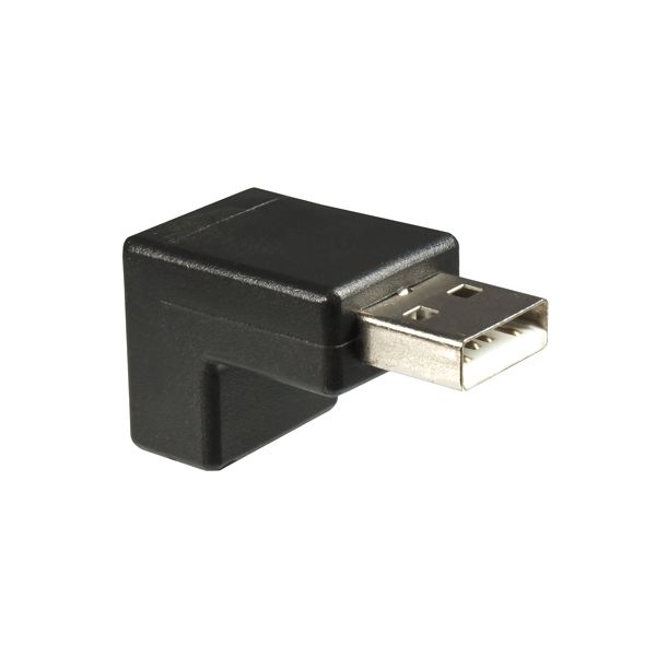 Angled USB adapter AA 90° angled DOWN (for USB 2.0 & 1.1)