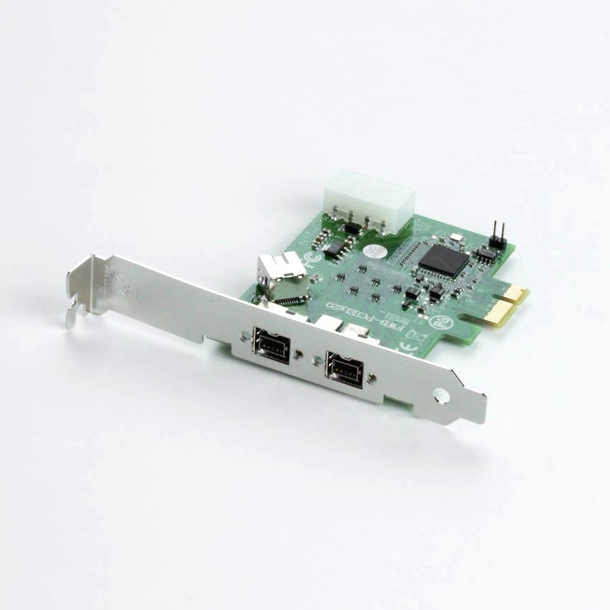 PCI Express X1 Firewire 800 card 2+1ports LSI chip