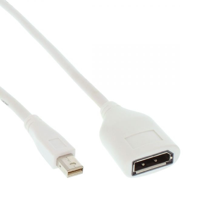 Adapter cable Mini DisplayPort male to DisplayPort female 1m