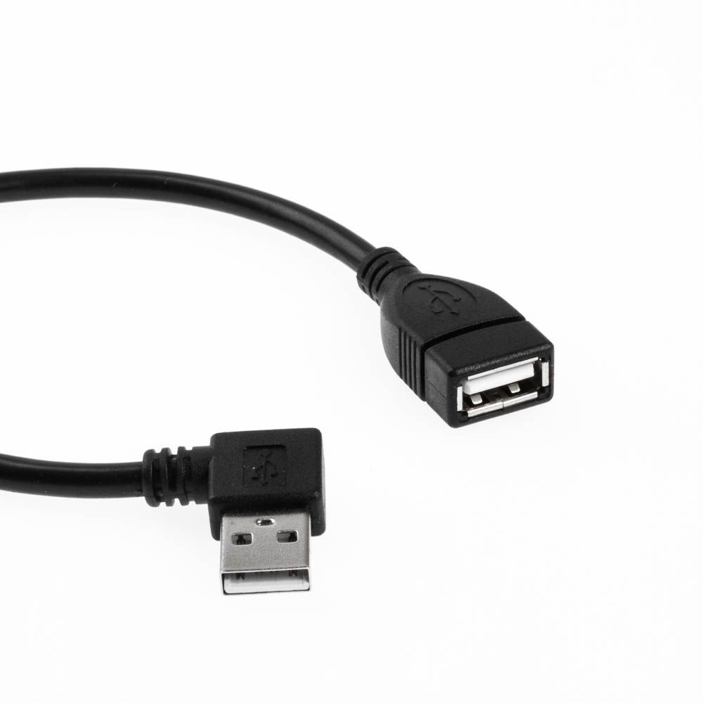 USB extension cable AA ANGLED RIGHT 25cm