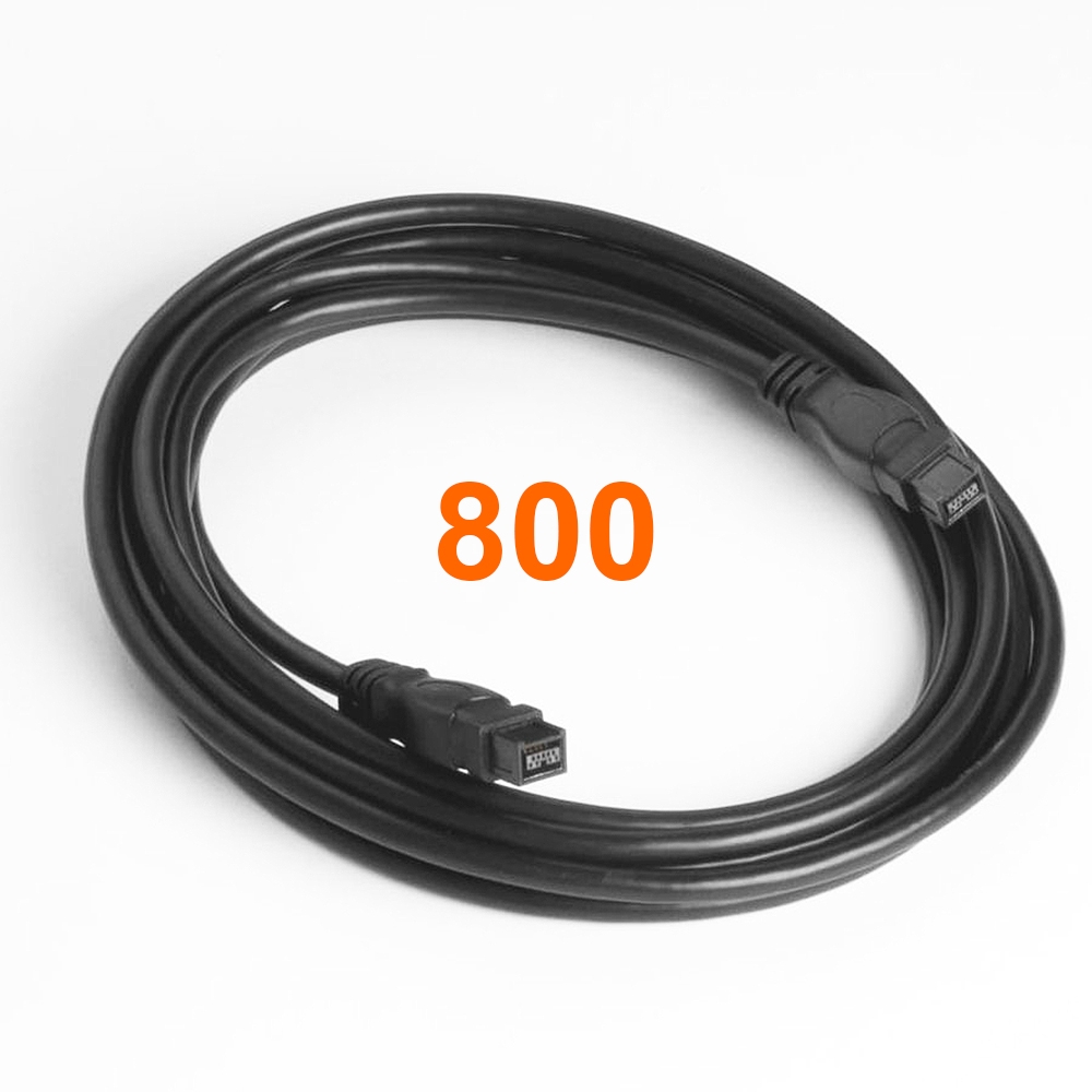 Firewire 800 cable 9-to-9 pin 3m BLACK Firewire 800 cable 9-to-9 pin 3m BLACK