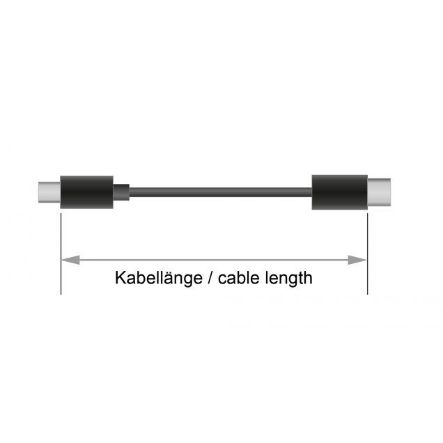 USB cable Type-C™ male to USB 3.0 B male 1m