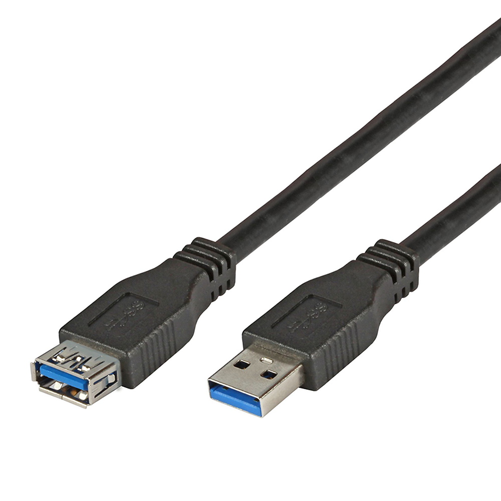 USB 3.0 extension cable AWG20 AWG30 A male to A female 1m