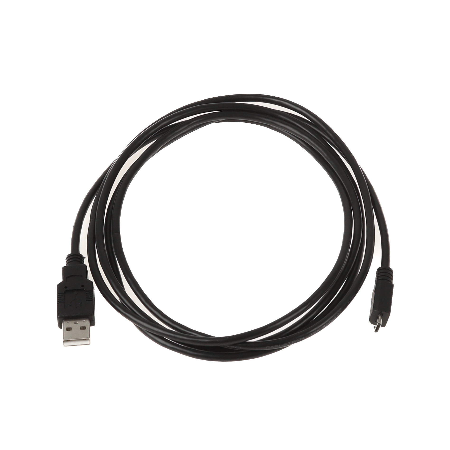 MICRO USB 2.0 cable, plug USB A to Micro B, 2m