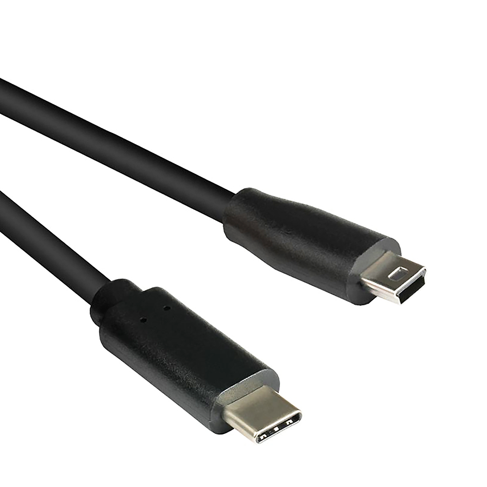USB cable Type-C™ male to Mini B male 30cm