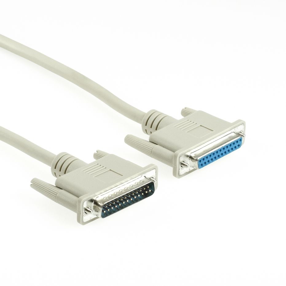data cable DB25 male-female 1-to-1 40m