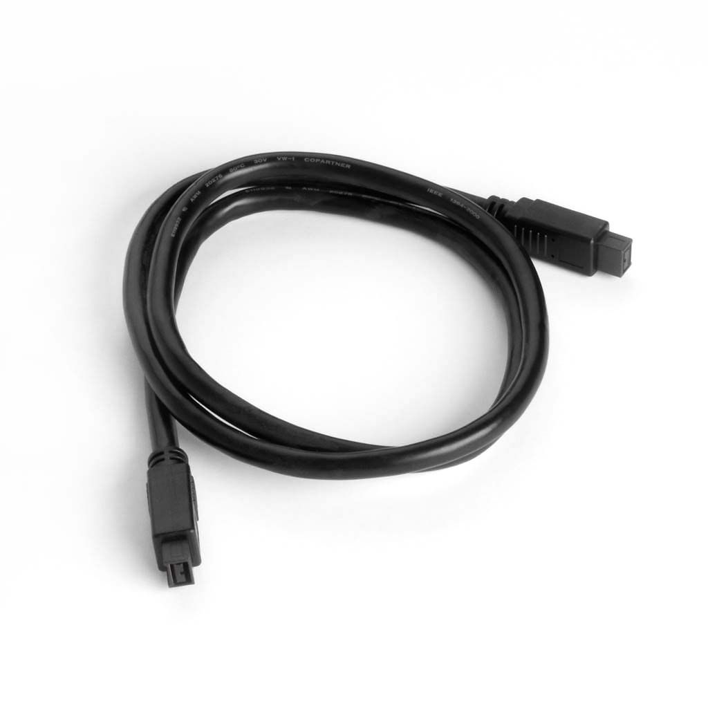 Firewire 800 cable 9-to-9 1m BLACK IEEE1394b