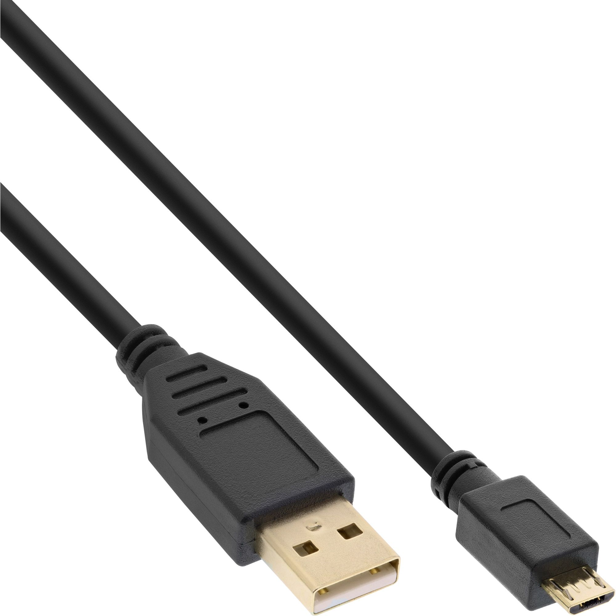 MICRO USB 2.0 cable, plug USB A to Micro B, 30cm
