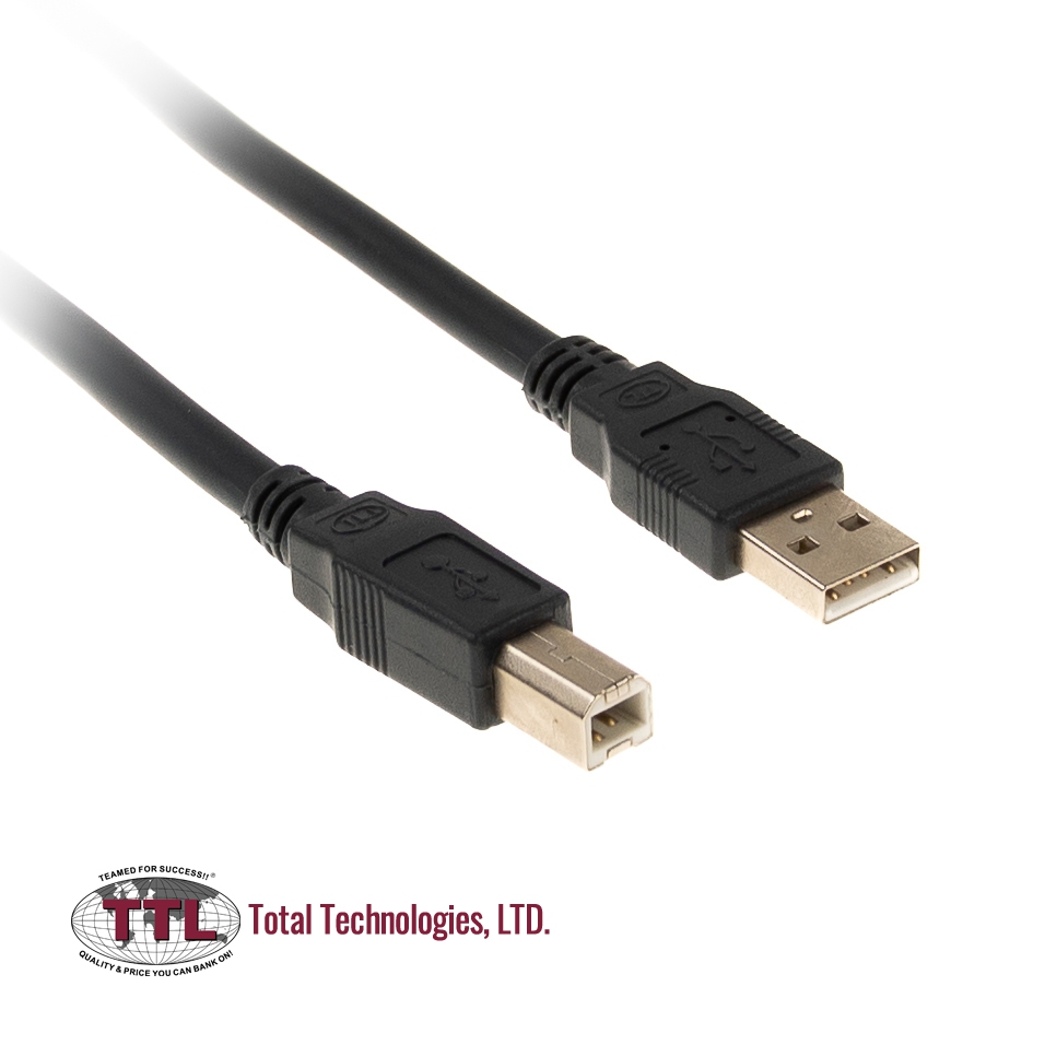 Flexible USB 2.0 cable AB TTL UltraFlex 1m
