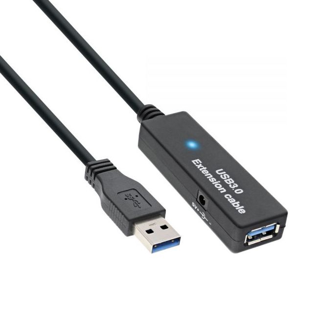 Active USB 3.0 extension 10m, power supply included