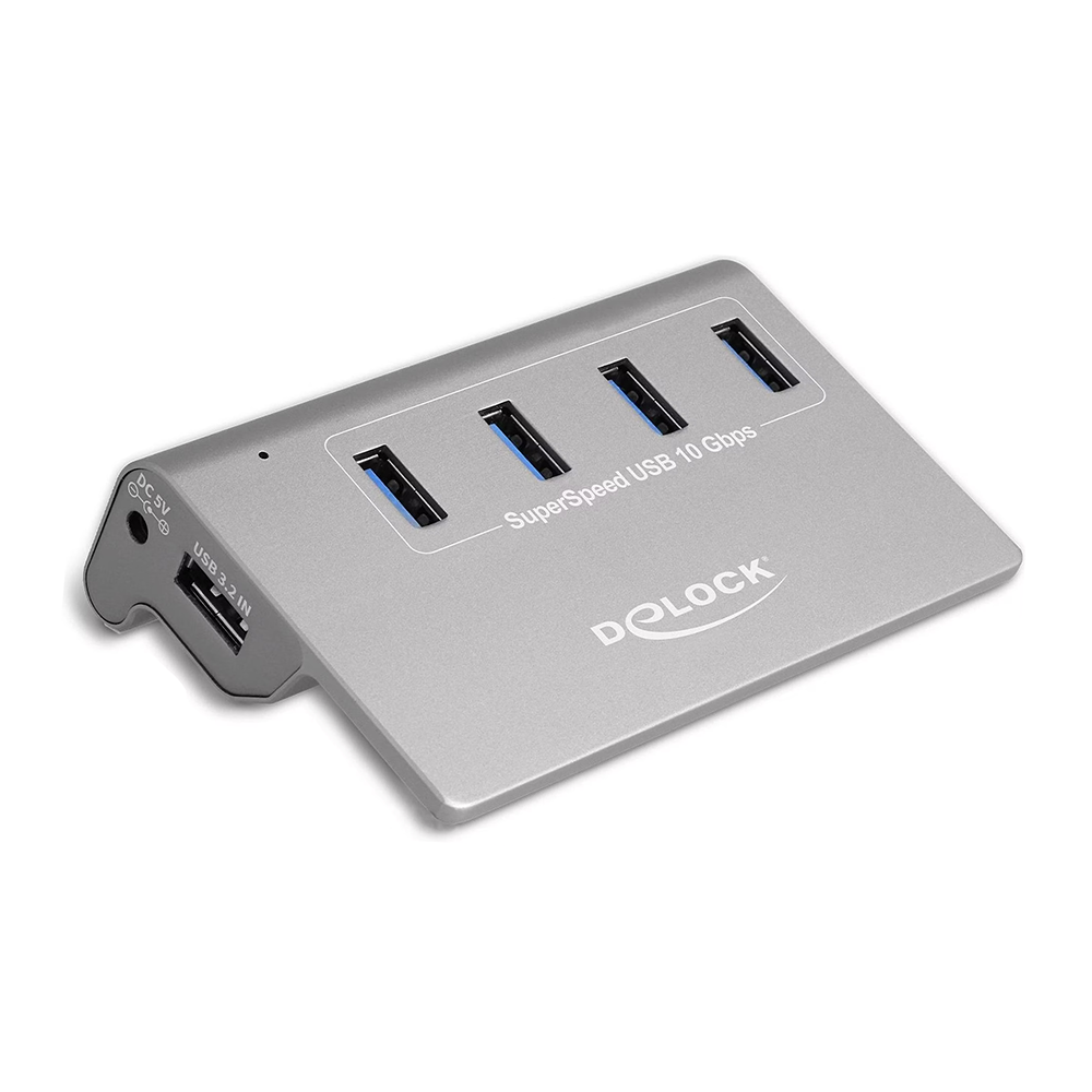 4-port USB hub (10 Gbps, metal casing) USB 3.2