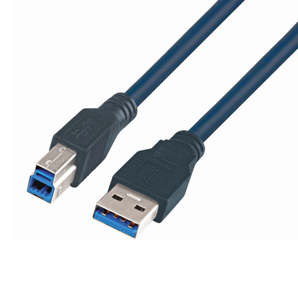 Flexible USB 3.0 cable quality PREMIUM+ with 2 ferrite cores INDUSTRIAL VERSION 50cm
