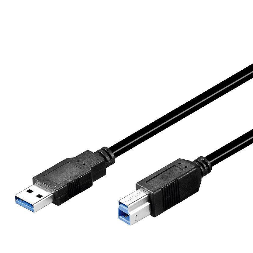 USB 3.0 cable AB 1m black