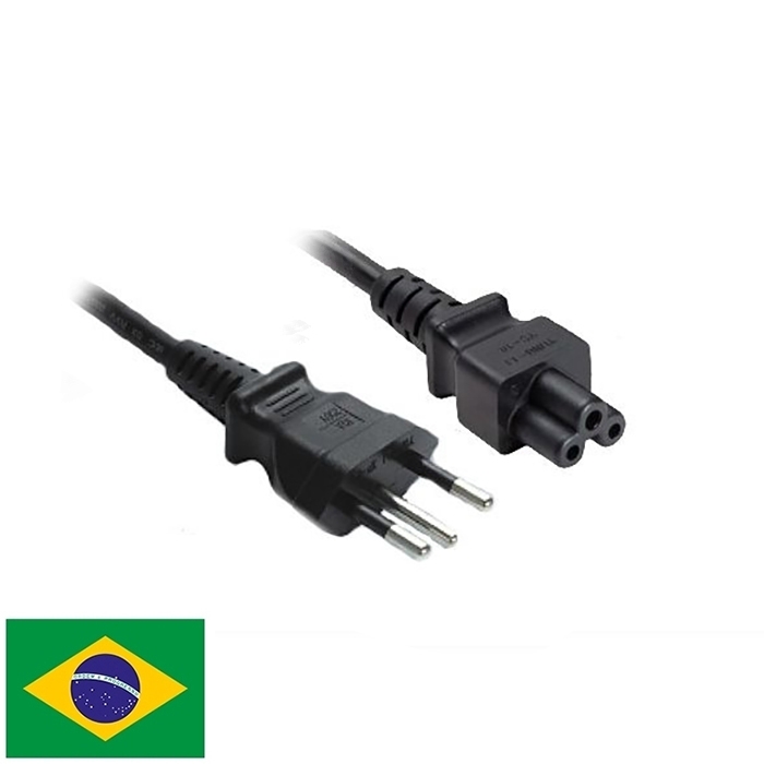 Notebook power cord for Brazil 180m