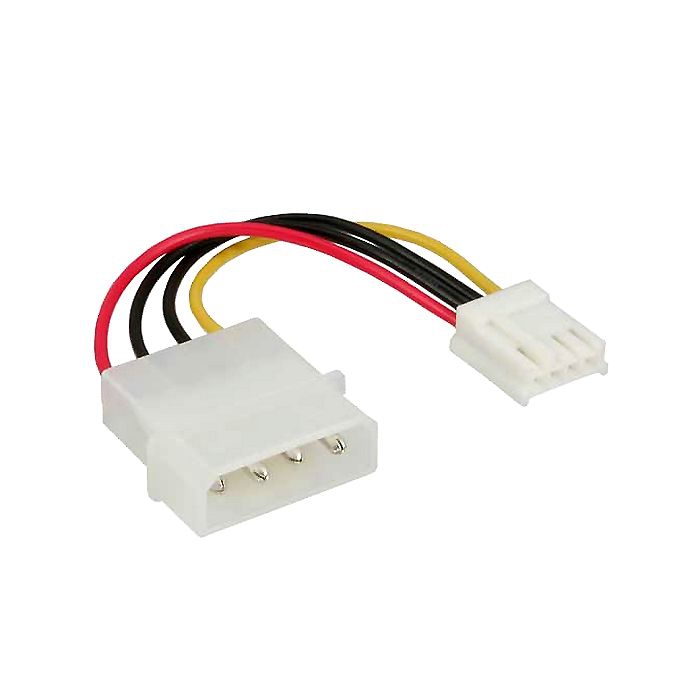 Internal power adapter cable: 5.25" to 3.5" Internal power adapter cable: 5.25" to 3.5"