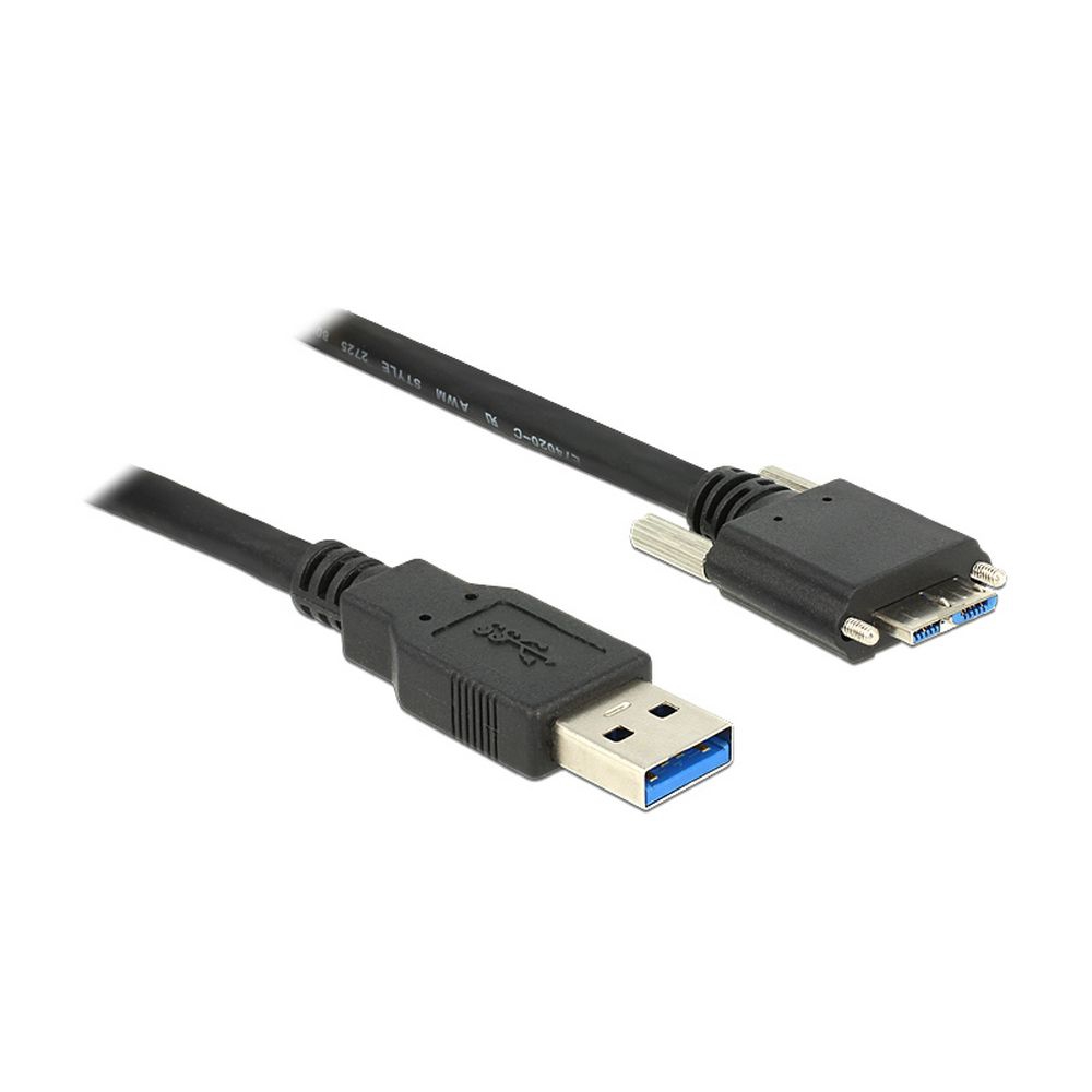 USB 3.0 cable A to MICRO B with screws 50cm