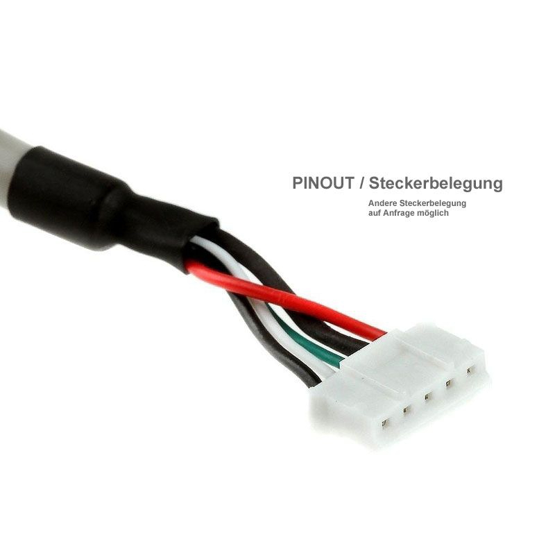 USB 2.0 cable A female mountable to JST PHR5, about 40cm