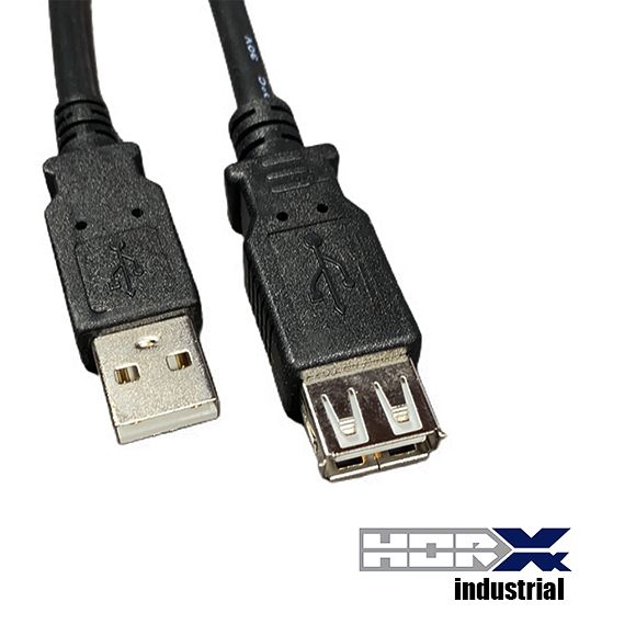 USB 2.0 extension cable quality PREMIUM+ with AWG20/2C AWG28/1P 50cm