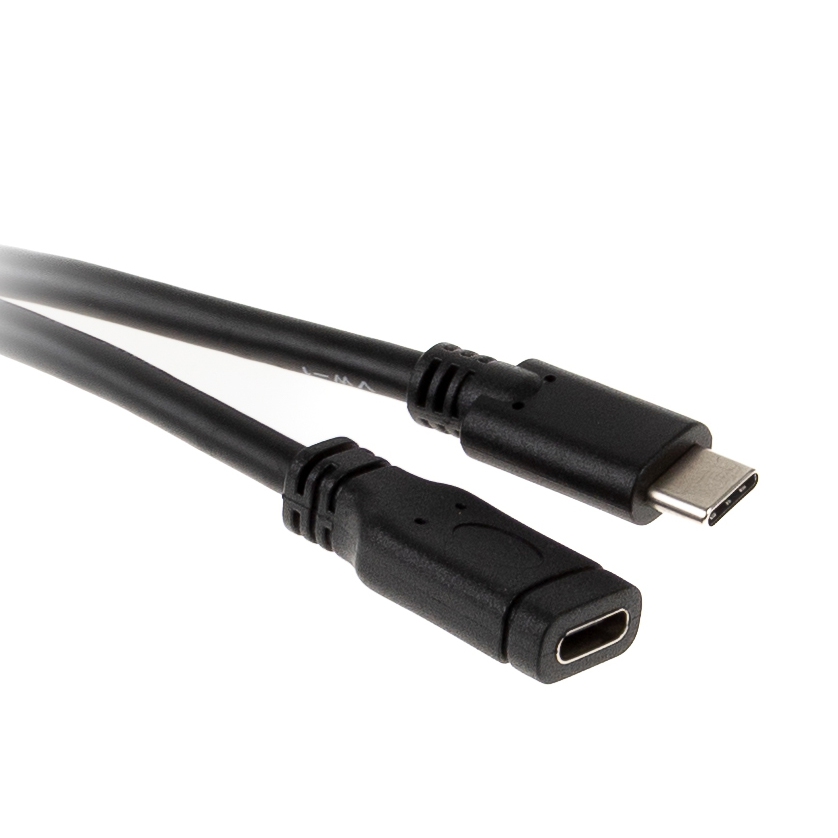 USB extension cable Type-C™ male-female, 10 Gbps, 3A, 1m USB extension cable Type-C™ male-female, 10 Gbps, 3A, 1m