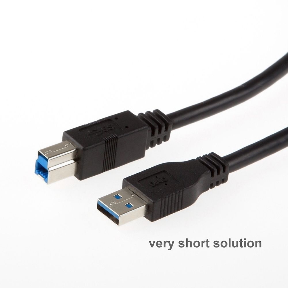 USB 3.0 cable AB very short 25cm