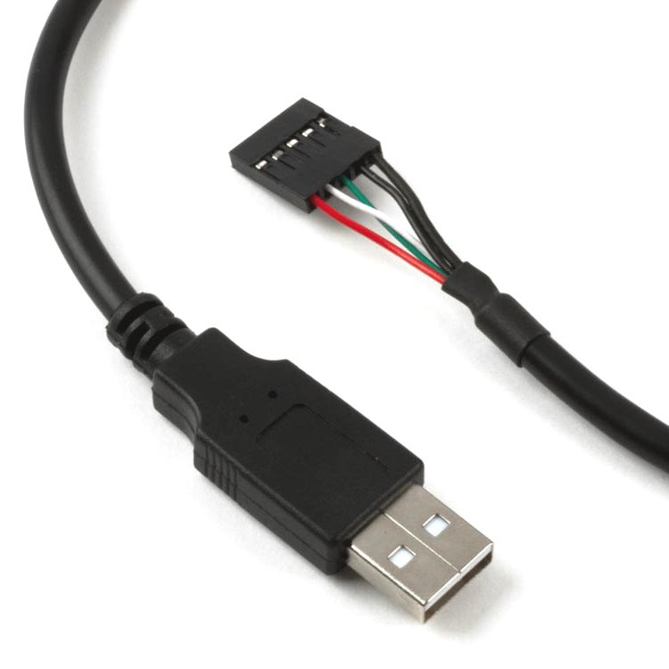 USB cable A male to 5 pin board connector 30cm