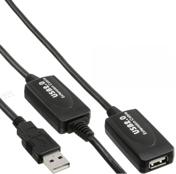 USB extension cable REPEATER USB2 25m