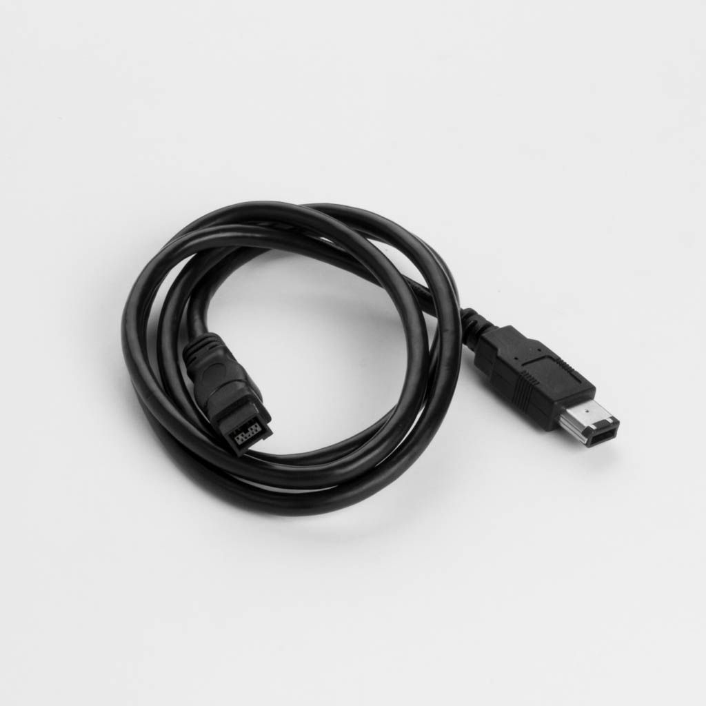Firewire 800-400 cable 9-to-6 150cm BLACK