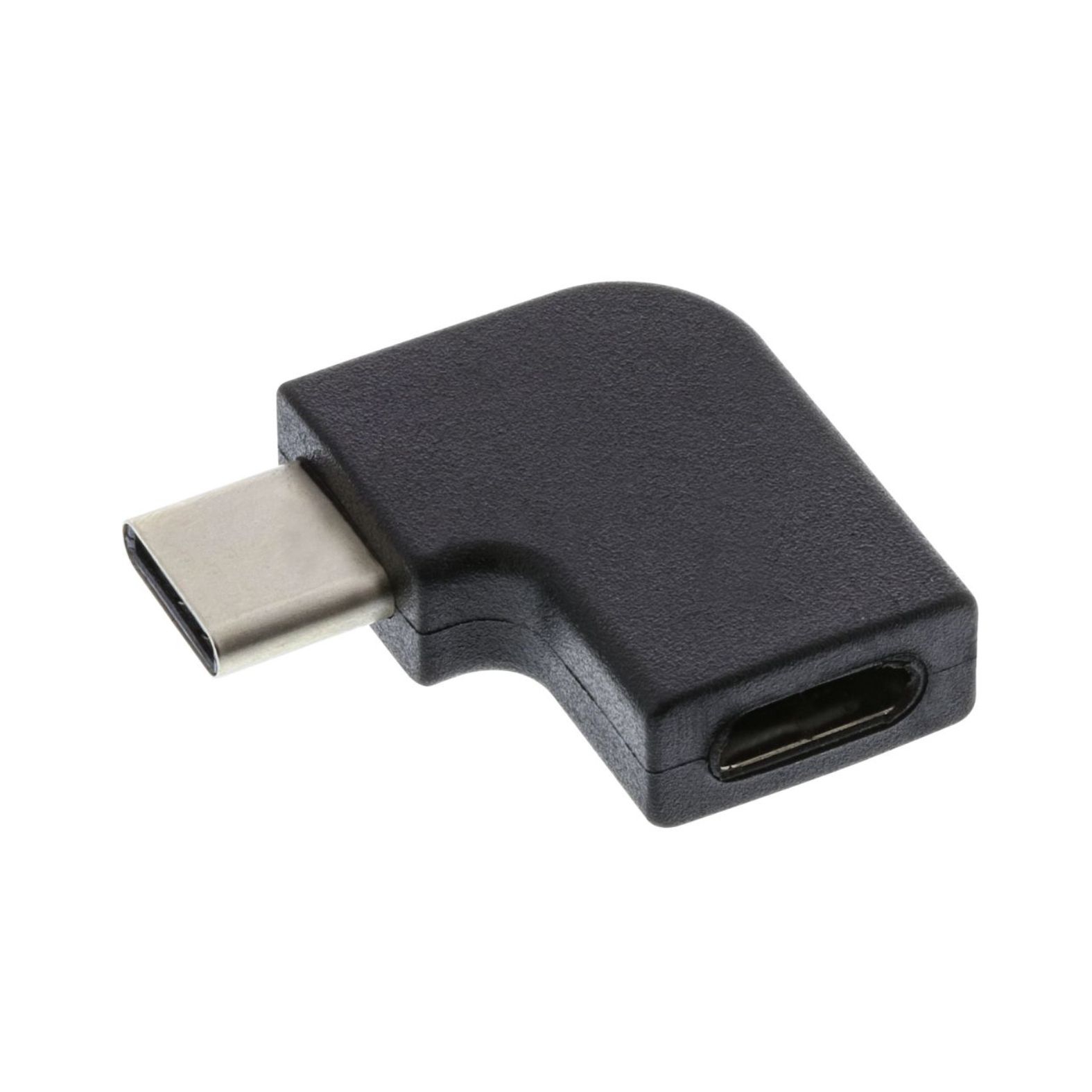 USB 3.1 Typ C Winkeladapter, sckwarz, kleine Bauform
