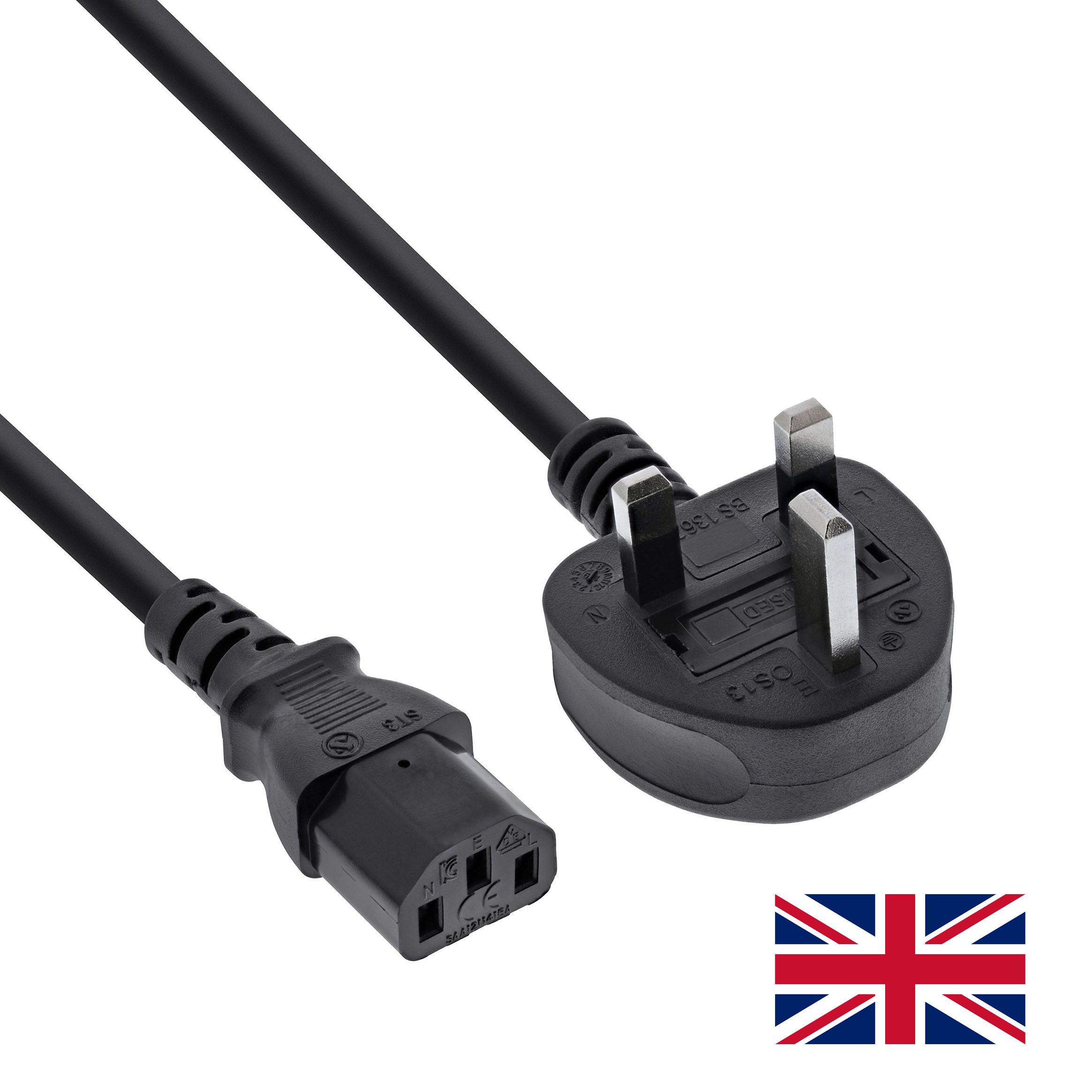 Power cord for UK+IRELAND 3m