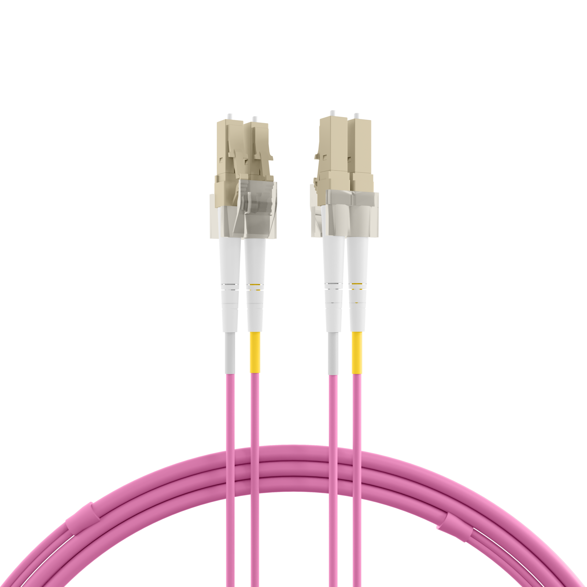 Fibre optic cable LC-LC DUPLEX 50/125µm OM4 50cm