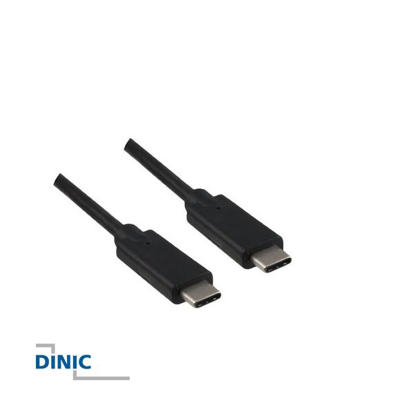 USB cable 2x Type-C™ male, 10 Gbps, Power Delivery 5A, 1m