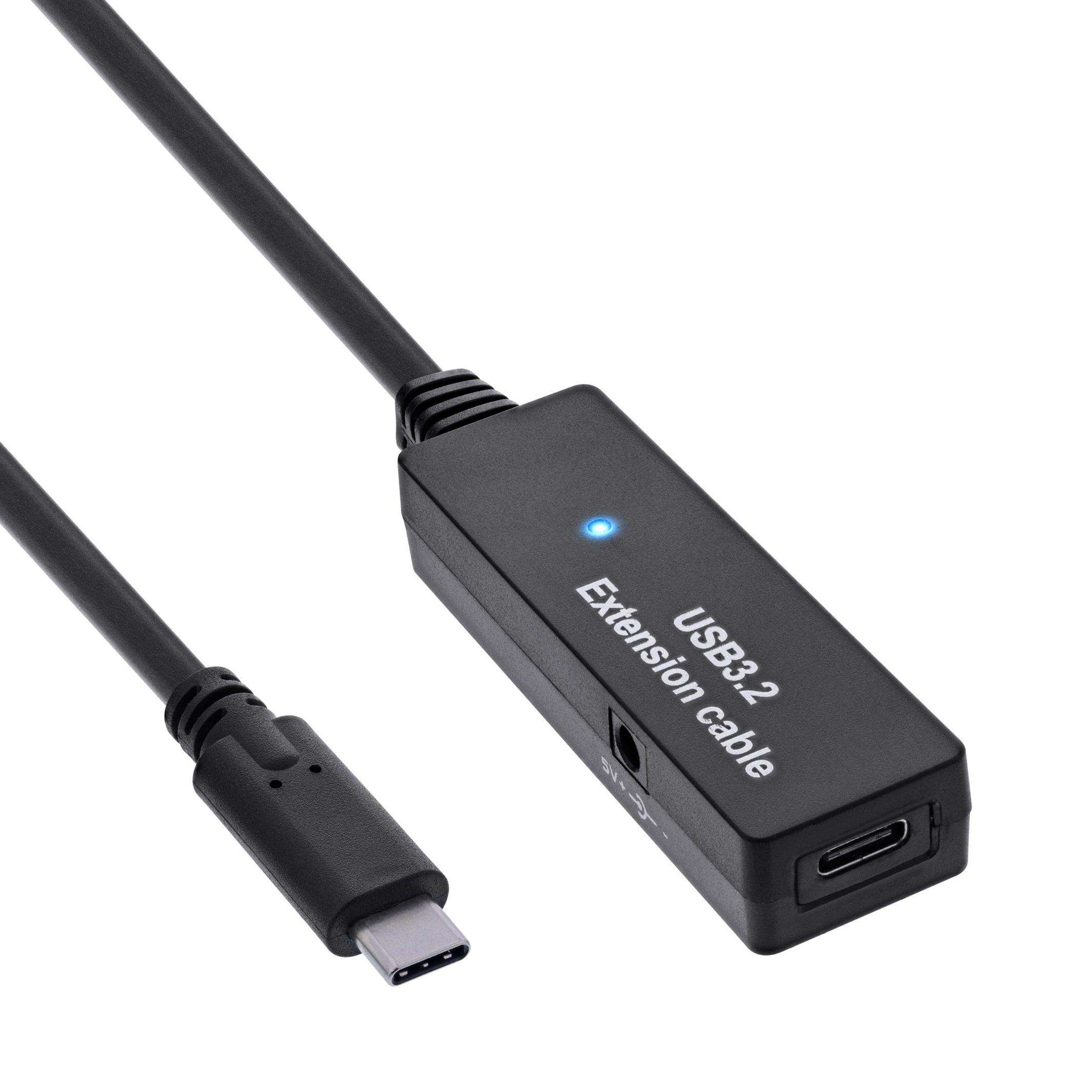 Active USB extension C to C, 5 Gbit/s, 5m