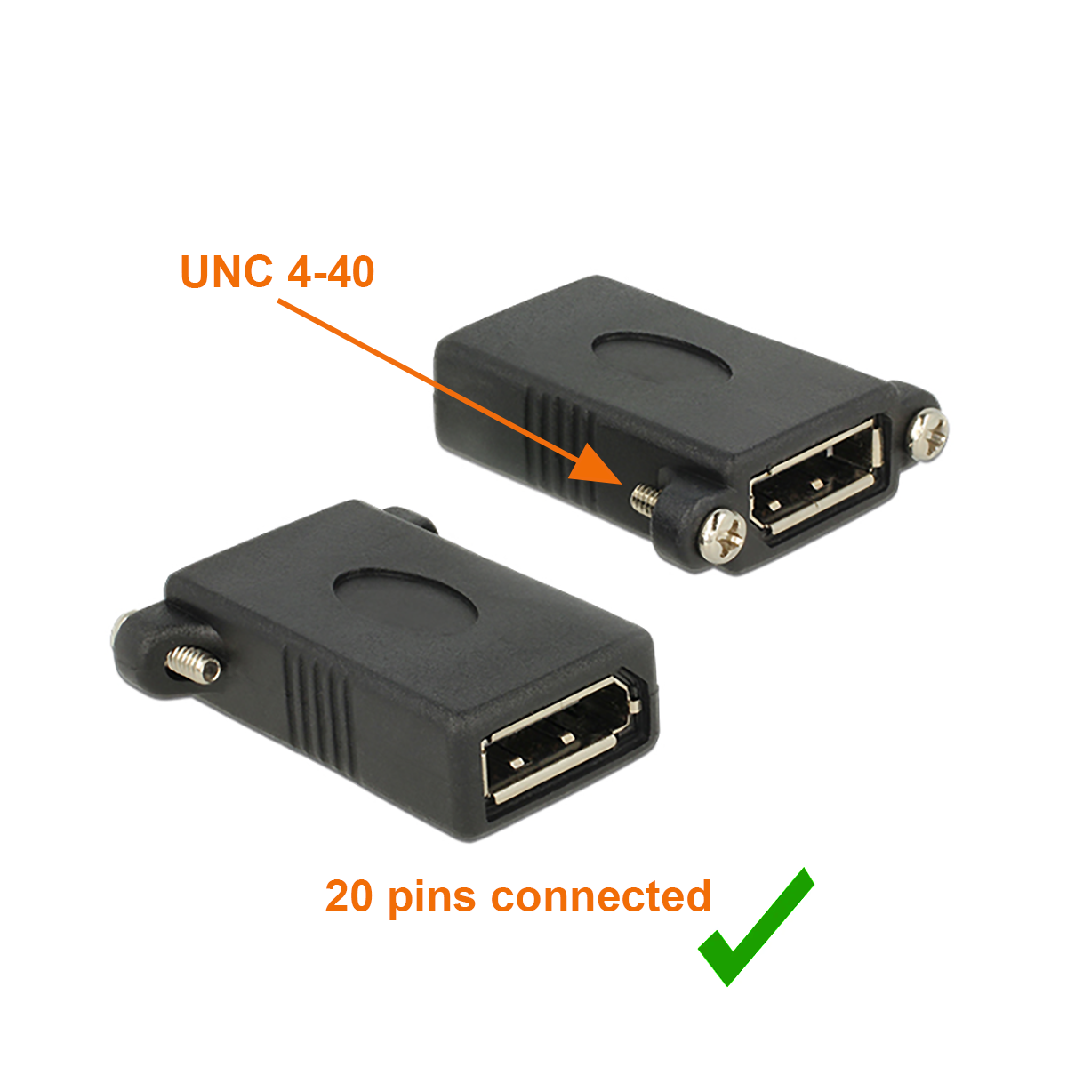 DisplayPort Panel mounting adapter, screws included