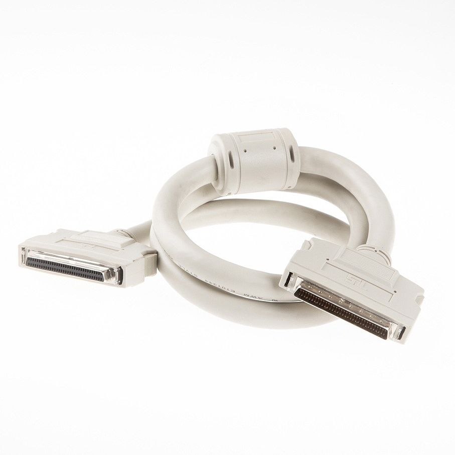 SCSI cable HP-DB68 male-female LATCHES 90cm