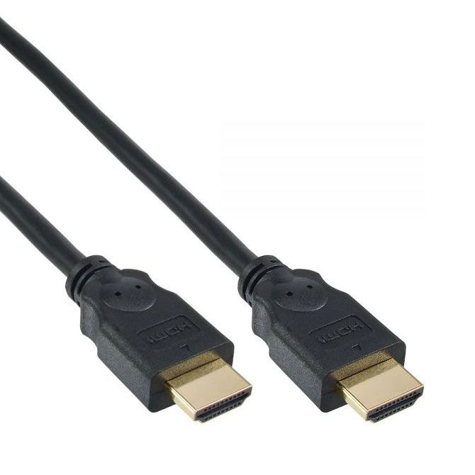 HDMI cable with 2x HDMI plug A male 30cm
