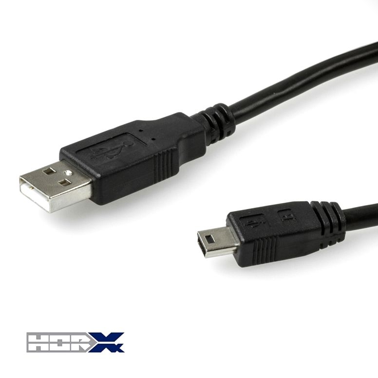 Short USB cable A to Mini B PREMIUM QUALITY 20cm