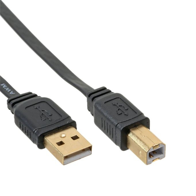 USB AB ribbon cable, 50cm